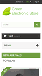 Mobile Screenshot of greenelectronicstore.com
